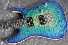T's Kurosawa Limited DST-Pro24 2H 5A Flame Maple Top/H.Mahogany Ocean Burst #033360 【プロトPU】_5