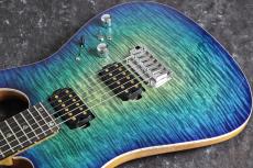T's Kurosawa Limited DST-Pro24 2H 5A Flame Maple Top/H.Mahogany Ocean Burst #033360 【プロトPU】_6