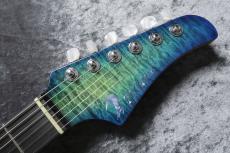 T's Kurosawa Limited DST-Pro24 2H 5A Flame Maple Top/H.Mahogany Ocean Burst #033360 【プロトPU】_8