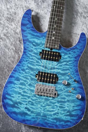 T's Kurosawa Limited DST-Pro24 2H 4A Quilt Maple Top/H.Mahogany Bora Bora Blue Burst 【プロトPU】