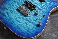 T's Kurosawa Limited DST-Pro24 2H 4A Quilt Maple Top/H.Mahogany Bora Bora Blue Burst 【プロトPU】_3