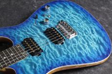 T's Kurosawa Limited DST-Pro24 2H 4A Quilt Maple Top/H.Mahogany Bora Bora Blue Burst 【プロトPU】_6