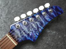 T's DST-Pro24 Carved 5A Quilt Maple Honduras Mahogany Aqua Violet Glow 【現地選定材】_8