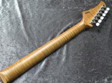 T's DST-Pro24 Carved 5A Quilt Maple Honduras Mahogany Aqua Violet Glow 【現地選定材】_10