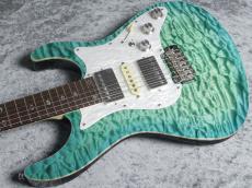 FREEDOM CUSTOM GUITAR RESEARCH Showcase Stock Hydra 24F Quilt Top/Alder Body/ビー玉 #25137151P【カスタム配線】_5