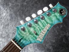 FREEDOM CUSTOM GUITAR RESEARCH Showcase Stock Hydra 24F Quilt Top/Alder Body/ビー玉 #25137151P【カスタム配線】_8