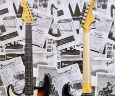 Fender Custom Shop Guitar Planet Exclusive 1960 Stratocaster Journeyman Relic Left Handed -Faded/Aged 3 Color Sunburst-_6