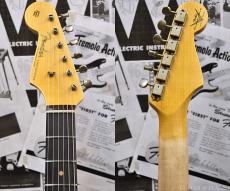 Fender Custom Shop Guitar Planet Exclusive 1960 Stratocaster Journeyman Relic Left Handed -Aged Olympic White-_5