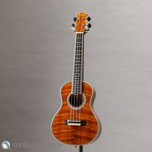 Petros Custom Ukulele Tenor SInker Redwood/Curly Koa