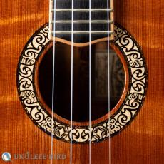 Petros Custom Ukulele Tenor SInker Redwood/Curly Koa_4