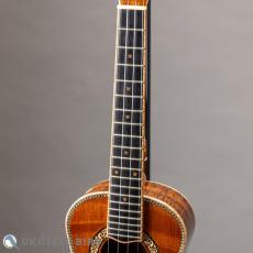 Petros Custom Ukulele Tenor SInker Redwood/Curly Koa_5