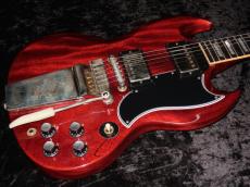 Gibson Custom Shop Murphy Lab 1964 SG Standard w/Maestro Vibrola Ultra Light Aged : Cherry Red_7