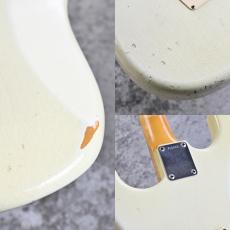 Fender Custom Shop 【2003年製中古】Master Build Series 1963 Stratocaster Relic Olympic White ≒3.42kg_8