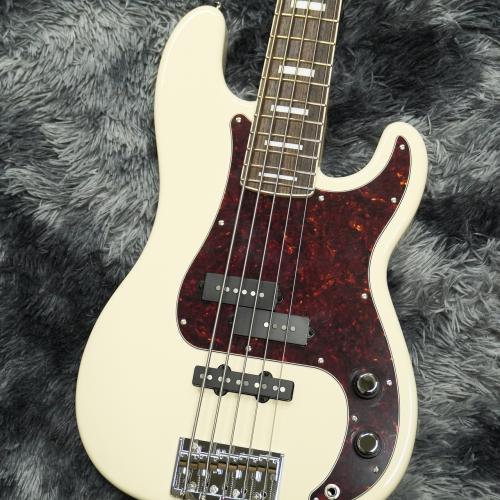 Black Smoker Standard Series BETA PJ5 XL Olympic White MH【国産ハイエンド】【5弦ベース】【2025年製】