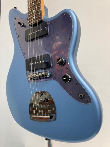 Fender Made in Japan Hybrid II 2026 Collection Jazzmaster Satin Metallic / Matte Aero Blue