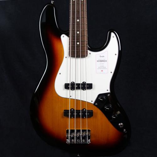 Fender Made in Japan Hybrid II Jazz Bass 3-Color Sunburst