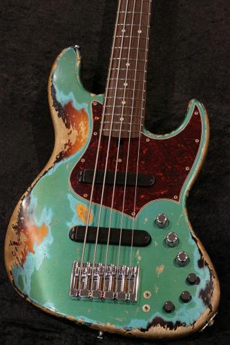 XOTiC Custom Order XJ-1T 5st MH Super Heavy Aged / Vintage Sherwood Green over 3Tone Sunburst【4.44kg】