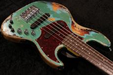 XOTiC Custom Order XJ-1T 5st MH Super Heavy Aged / Vintage Sherwood Green over 3Tone Sunburst【4.44kg】_5