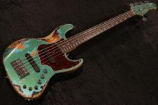 XOTiC Custom Order XJ-1T 5st MH Super Heavy Aged / Vintage Sherwood Green over 3Tone Sunburst【4.44kg】_6
