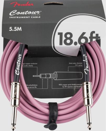 Fender Contour Series Instrument Cables Burgundy Mist 18.6FT(5.5m)【楽器用ケーブル】【シールド】