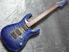 T's DST-Pro24 Carved 5A Quilt Maple Honduras Mahogany Aqua Violet Glow 【現地選定材】_2