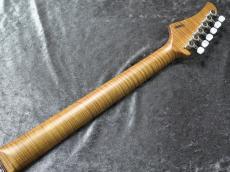 T's DST-Pro24 Carved 5A Quilt Maple Honduras Mahogany Aqua Violet Glow 【現地選定材】_10