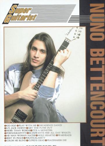 band score "　NUNO BETTENCOURT "