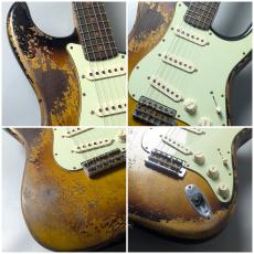 Fender Custom Shop LTD 1961 Stratocaster Super Heavy Relic -Aged 3 Color Sunburst- 【3.62kg】_3