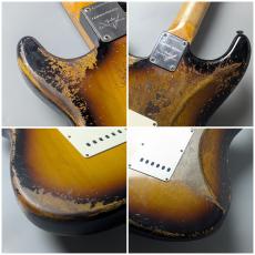 Fender Custom Shop LTD 1961 Stratocaster Super Heavy Relic -Aged 3 Color Sunburst- 【3.62kg】_8