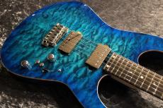 Red House 【極上キルト】CTM Seeker S 2H 5A Quilt Top Ash/Rosewood Bora Bora Blue Burst【現地選定材】_7