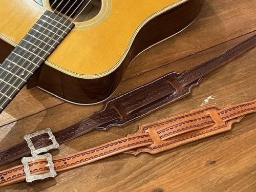 Bailey Original Guitar Strap Buckle Type【Brown&Dark Brown】