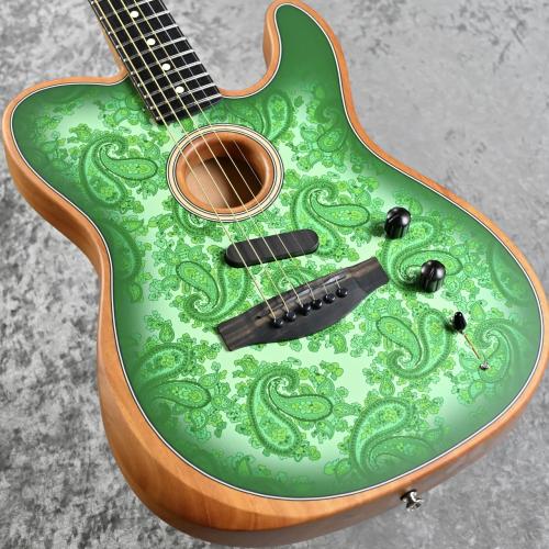 Fender 【限定品】American Acoustasonic Telecaster -Green Paisley- #US254170A ≒2.23kg
