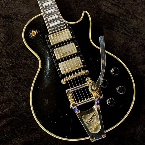 Gibson Murphy Lab 1957 Les Paul Custom 3-Pickup w/Bigsby Light Aged Ebony 【4.33kg】