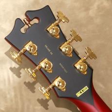 D'Angelico Deluxe Series Deluxe SS P-90 , Satin Trans Wine_5