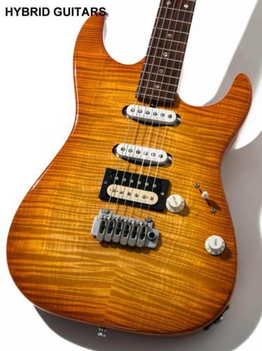 Crews Maniac Sound Custom Stratocaster Type Flame Top Sunburst -