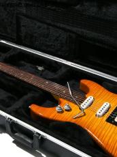 Crews Maniac Sound Custom Stratocaster Type Flame Top Sunburst -_9