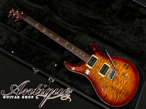 Paul Reed Smith [PRS] Custom 24 2008 Dark Cherry Sunburst /STD Neck /Abalone J-Birds Inlay EX++ 3.58kg “1Piece Killer Quilt Figured”