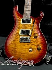 Paul Reed Smith [PRS] Custom 24 2008 Dark Cherry Sunburst /STD Neck /Abalone J-Birds Inlay EX++ 3.58kg “1Piece Killer Quilt Figured”_2