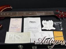 Paul Reed Smith [PRS] Custom 24 2008 Dark Cherry Sunburst /STD Neck /Abalone J-Birds Inlay EX++ 3.58kg “1Piece Killer Quilt Figured”_11