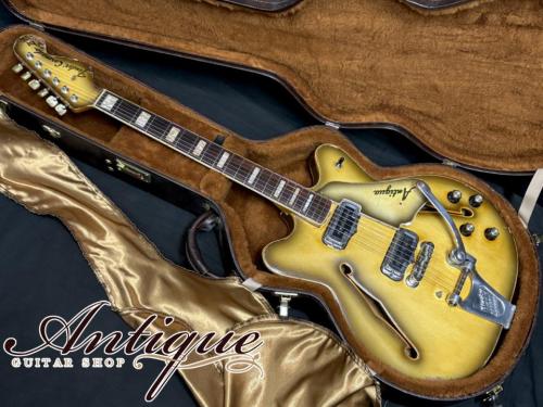 Fender CoronadoⅡ 1966-67 Antigua Matching Head & PG w/Killer Figured Neck & BZF 3.01kg "Bigsby B7 Up-Grade"