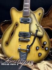 Fender CoronadoⅡ 1966-67 Antigua Matching Head & PG w/Killer Figured Neck & BZF 3.01kg "Bigsby B7 Up-Grade"_2