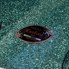 SAKAE OSAKA HERITAGE EVOLVED 20"×16" Bass Drum "Turquoise Champagne" [EMK2016M-TC]_5
