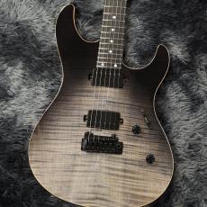 Black Smoker Futura-S HH Stem Wave Black 4A Flame Maple Top,Fiji Mahogany Back【国産ハイエンド】【2025年製】