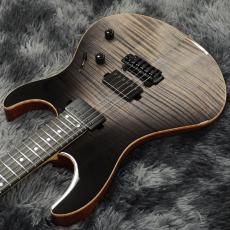 Black Smoker Futura-S HH Stem Wave Black 4A Flame Maple Top,Fiji Mahogany Back【国産ハイエンド】【2025年製】_4