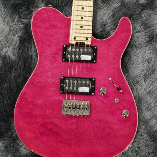 SCHECTER JAPAN KR-24-2H-FXD PINK (See-thru Pink) / Maple【2025年製】【日本製】