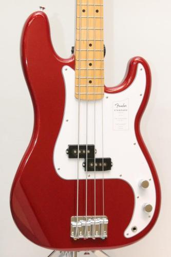 Fender Standard Precision Bass, Maple Fingerboard, White Pickguard, Candy Cola