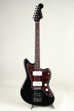 K.Nyui Custom Guitars KNJM Black with Matching Head_2
