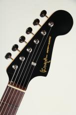 K.Nyui Custom Guitars KNJM Black with Matching Head_5