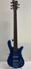 Warwick Master Built Streamer LX5 Ocean Blue Transparent Satin_3