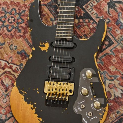 Jackson Pro Series Signature Phil Collen PC1-E, Ebony Fingerboard, Worn Black